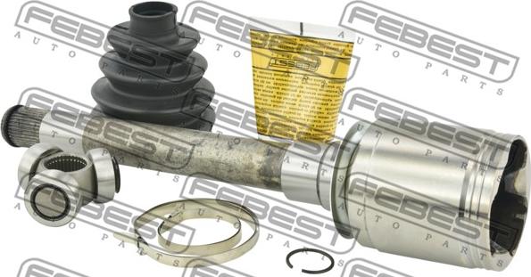 Febest 1611-251RH - Шарнирный комплект, ШРУС, приводной вал autospares.lv