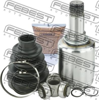 Febest 1611-221FRH - Шарнирный комплект, ШРУС, приводной вал autospares.lv