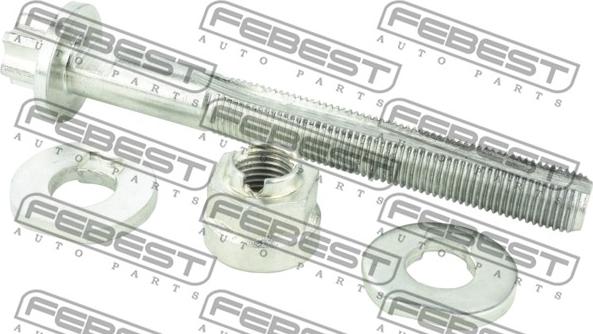 Febest 1629-212-KIT - Болт регулировки развала колёс autospares.lv