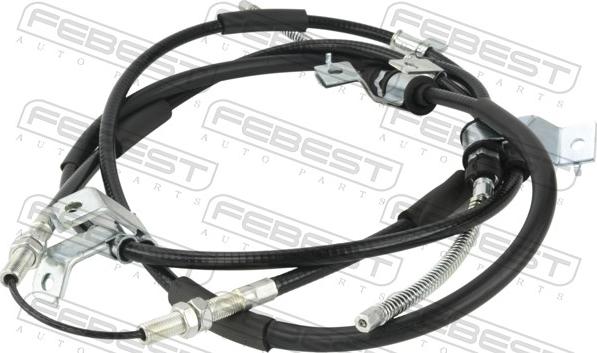 Febest 10100-M100 - Тросик, cтояночный тормоз autospares.lv