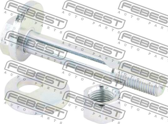 Febest 1029-003-KIT - Болт регулировки развала колёс autospares.lv