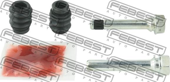 Febest 1074-C100F-KIT - Направляющий болт, корпус скобы тормоза autospares.lv