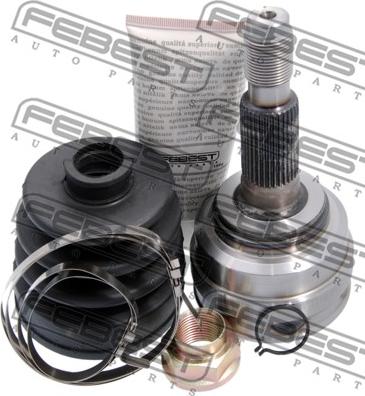 Febest 1110-011 - Шарнирный комплект, ШРУС, приводной вал autospares.lv