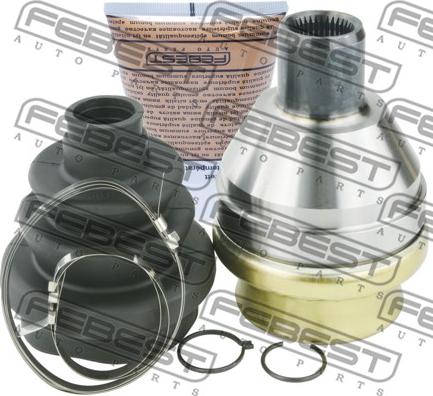 Febest 1811-Z16RH - Шарнирный комплект, ШРУС, приводной вал autospares.lv