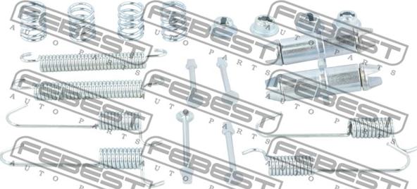 Febest 1204-IX354WDR-KIT - Комплектующие, стояночная тормозная система autospares.lv