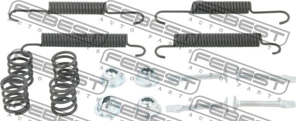 Febest 1204-IX35R-KIT - Комплектующие, стояночная тормозная система autospares.lv