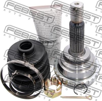 Febest 1210-001A29 - Шарнирный комплект, ШРУС, приводной вал autospares.lv