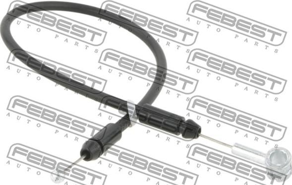 Febest 12101-SDS - Тросик замка капота autospares.lv