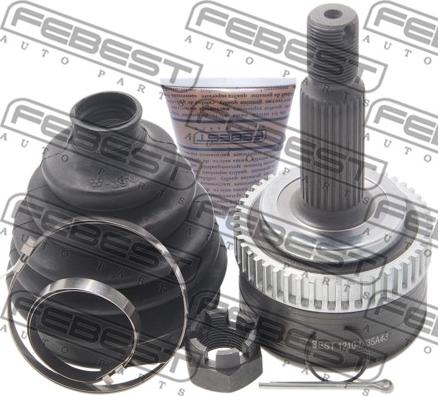 Febest 1210-IX35A48 - Шарнирный комплект, ШРУС, приводной вал autospares.lv