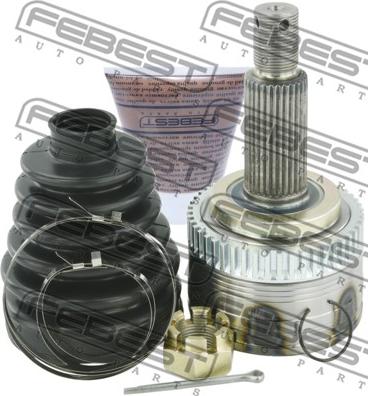 Febest 1210-IX35MTA48 - Шарнирный комплект, ШРУС, приводной вал autospares.lv