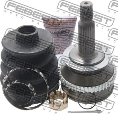 Febest 1210-SON20A47 - Шарнирный комплект, ШРУС, приводной вал autospares.lv