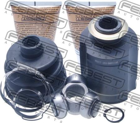 Febest 1211-SANFE22RH - Шарнирный комплект, ШРУС, приводной вал autospares.lv