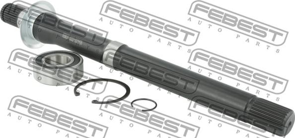 Febest 1212-IX35AT6 - Приводной вал autospares.lv