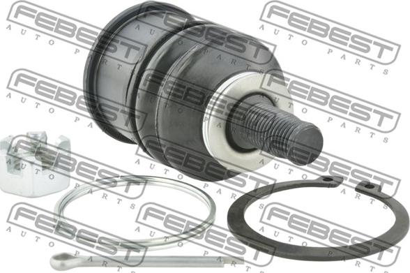 Febest 1220-DF - Шаровая опора, несущий / направляющий шарнир autospares.lv