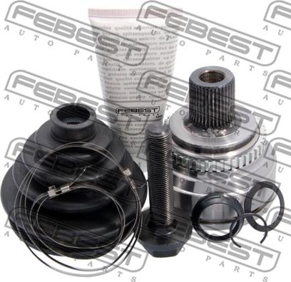 Febest 1710-009A45 - Шарнирный комплект, ШРУС, приводной вал autospares.lv