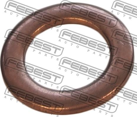 Febest 88430-101610C - Уплотнительное кольцо, резьбовая пробка маслосливного отверстия autospares.lv