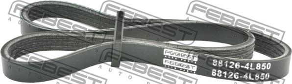 Febest 88126-4L850 - Поликлиновой ремень autospares.lv