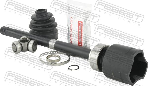 Febest 3511NL34WDRH - Шарнирный комплект, ШРУС, приводной вал autospares.lv