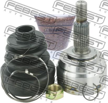 Febest 2410-DUSTAWD - Шарнирный комплект, ШРУС, приводной вал autospares.lv