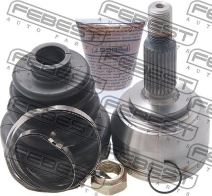 Febest 2410-DUST - Шарнирный комплект, ШРУС, приводной вал autospares.lv