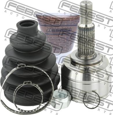 Febest 2410-KAPT - Шарнирный комплект, ШРУС, приводной вал autospares.lv