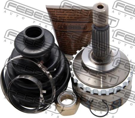 Febest 2410-LOGA26 - Шарнирный комплект, ШРУС, приводной вал autospares.lv