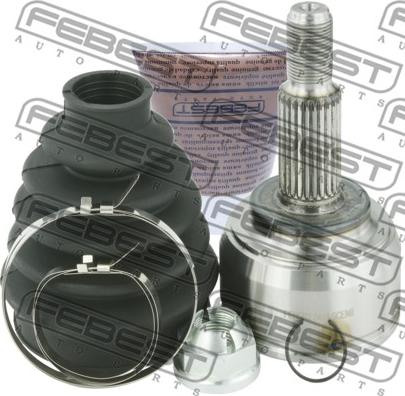 Febest 2410-SCENII - Шарнирный комплект, ШРУС, приводной вал autospares.lv