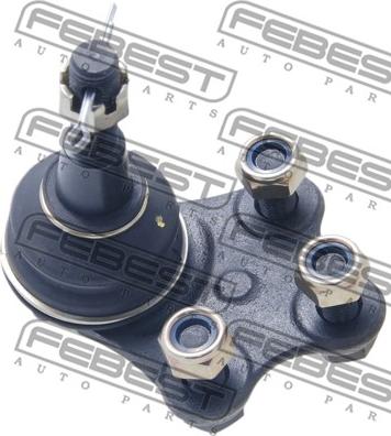 Febest 2420-002 - Шаровая опора, несущий / направляющий шарнир autospares.lv