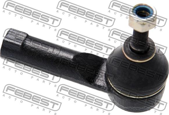 Febest 2421-CLILH - Наконечник рулевой тяги, шарнир autospares.lv