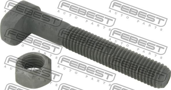 Febest 2598-001-KIT - Болт подвески моста, приводной вал autospares.lv