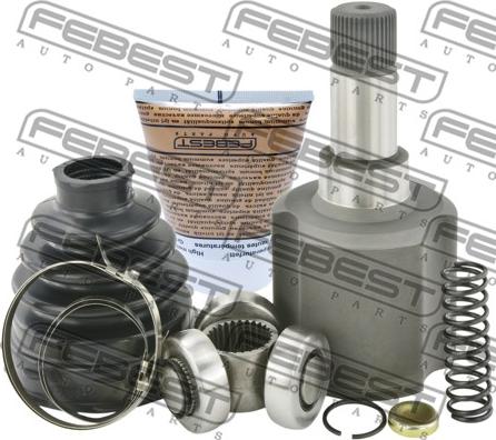 Febest 2511-BOX3LH - Шарнирный комплект, ШРУС, приводной вал autospares.lv