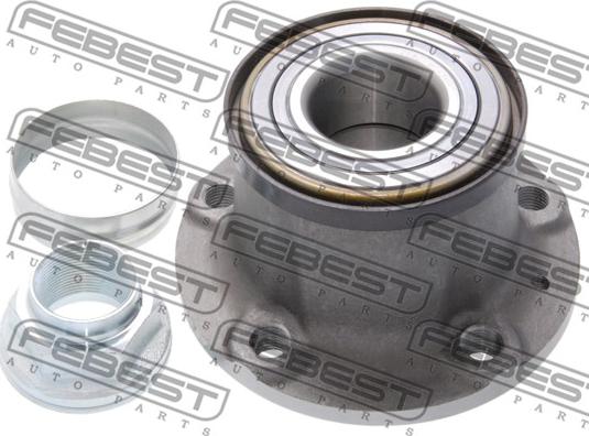 Febest 2582-BOX3MR - Ступица колеса, поворотный кулак autospares.lv