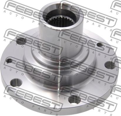 Febest 2582-BOX - Ступица колеса, поворотный кулак autospares.lv