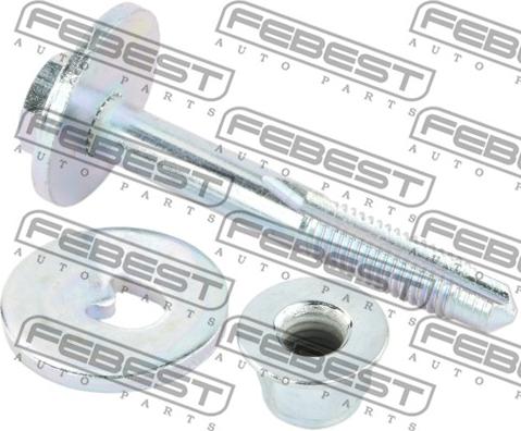 Febest 2529-002-KIT - Болт регулировки развала колёс autospares.lv