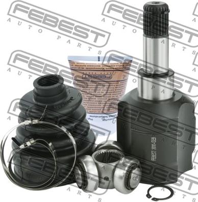 Febest 2011-SEB - Шарнирный комплект, ШРУС, приводной вал autospares.lv