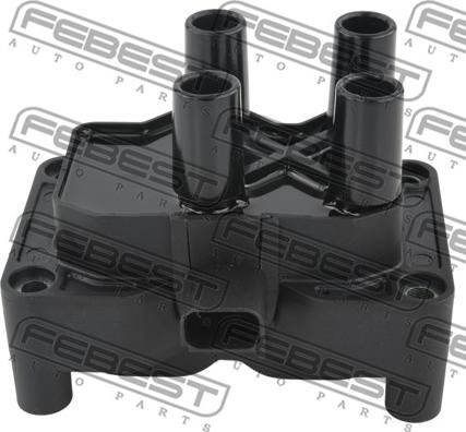 Febest 21640-002 - Катушка зажигания autospares.lv