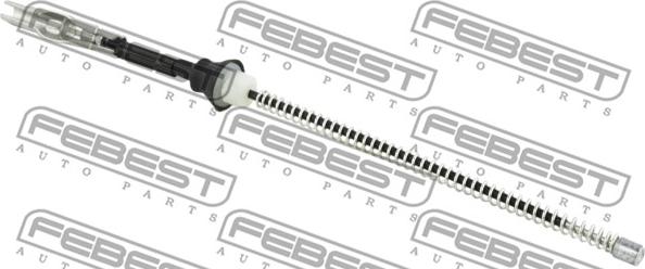 Febest 21100-FOCIIR - Тросик, cтояночный тормоз autospares.lv