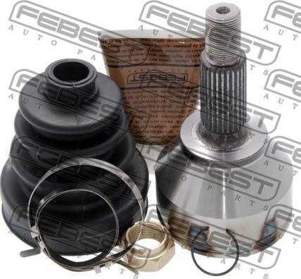 Febest 2110-CAK - Шарнирный комплект, ШРУС, приводной вал autospares.lv