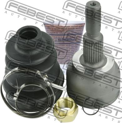 Febest 2110-CDH - Шарнирный комплект, ШРУС, приводной вал autospares.lv