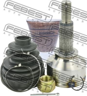 Febest 2110-TTF - Шарнирный комплект, ШРУС, приводной вал autospares.lv