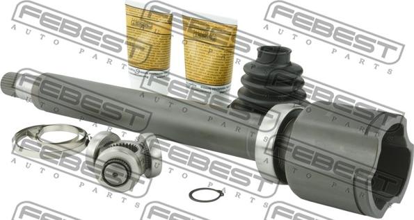 Febest 2111-AWF21RH - Шарнирный комплект, ШРУС, приводной вал autospares.lv