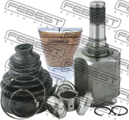 Febest 2111-CA2LH - Шарнирный комплект, ШРУС, приводной вал autospares.lv