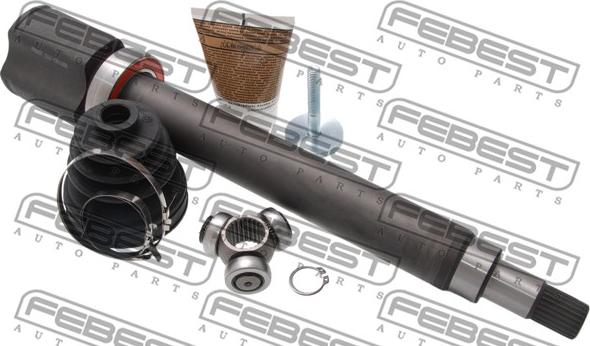 Febest 2111-CB316RH - Шарнирный комплект, ШРУС, приводной вал autospares.lv