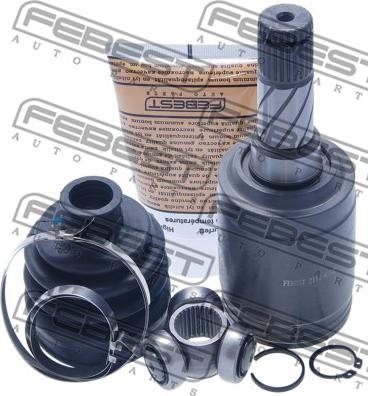 Febest 2111-KUGR - Шарнирный комплект, ШРУС, приводной вал autospares.lv