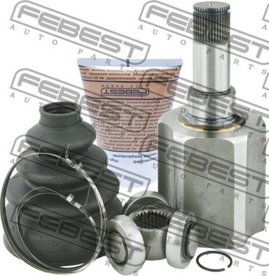 Febest 2111-TT9DLH - Шарнирный комплект, ШРУС, приводной вал autospares.lv