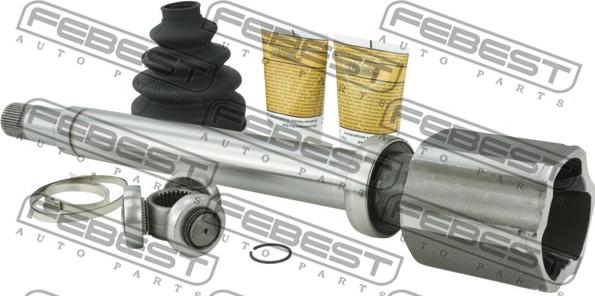 Febest 2111-TT9DRH - Шарнирный комплект, ШРУС, приводной вал autospares.lv