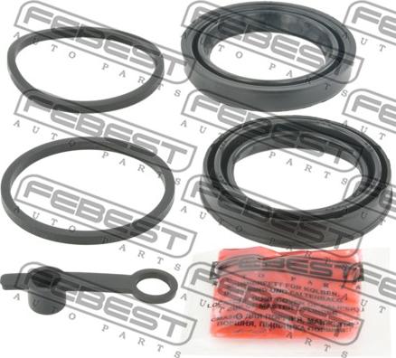 Febest 2175-TT9RWDF - Ремкомплект, тормозной суппорт autospares.lv