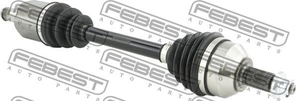 Febest 2314-PVLH - Приводной вал autospares.lv