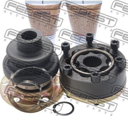 Febest 2311-B6 - Шарнирный комплект, ШРУС, приводной вал autospares.lv