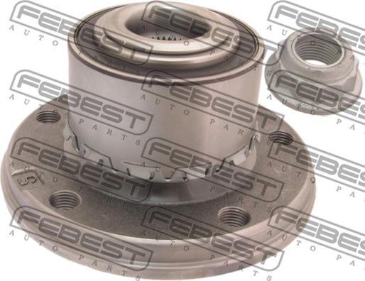 Febest 2382-001 - Ступица колеса, поворотный кулак autospares.lv